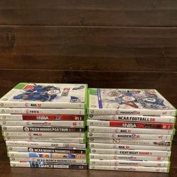 Xbox 360 Game Lot 23 Total Games $100 Obo