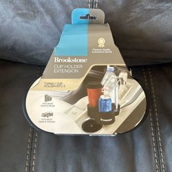 New Brookstone Cup Holder Extension 3 Cup Slots
