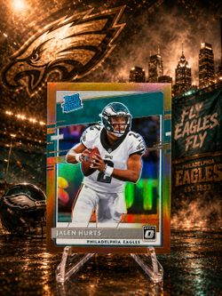 2020 Donruss Optic Rated Rookie Bronze Prizm #164 Jalen Hurts RC