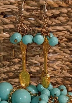 Trinket Tiny Spoon Earrings.