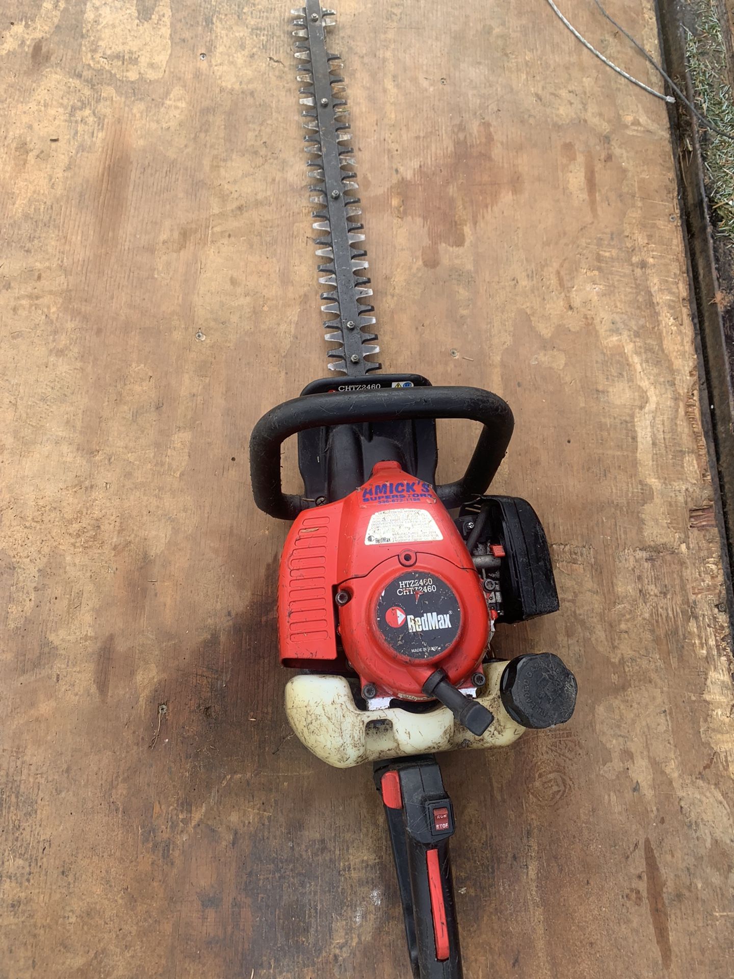 : RedMax Hedge Trimmer Model#: CHTZ2460