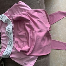 Pink Nike Shorts And leggings 