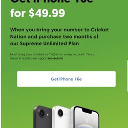 Switch Over To Cricket And Get This Great Deal!