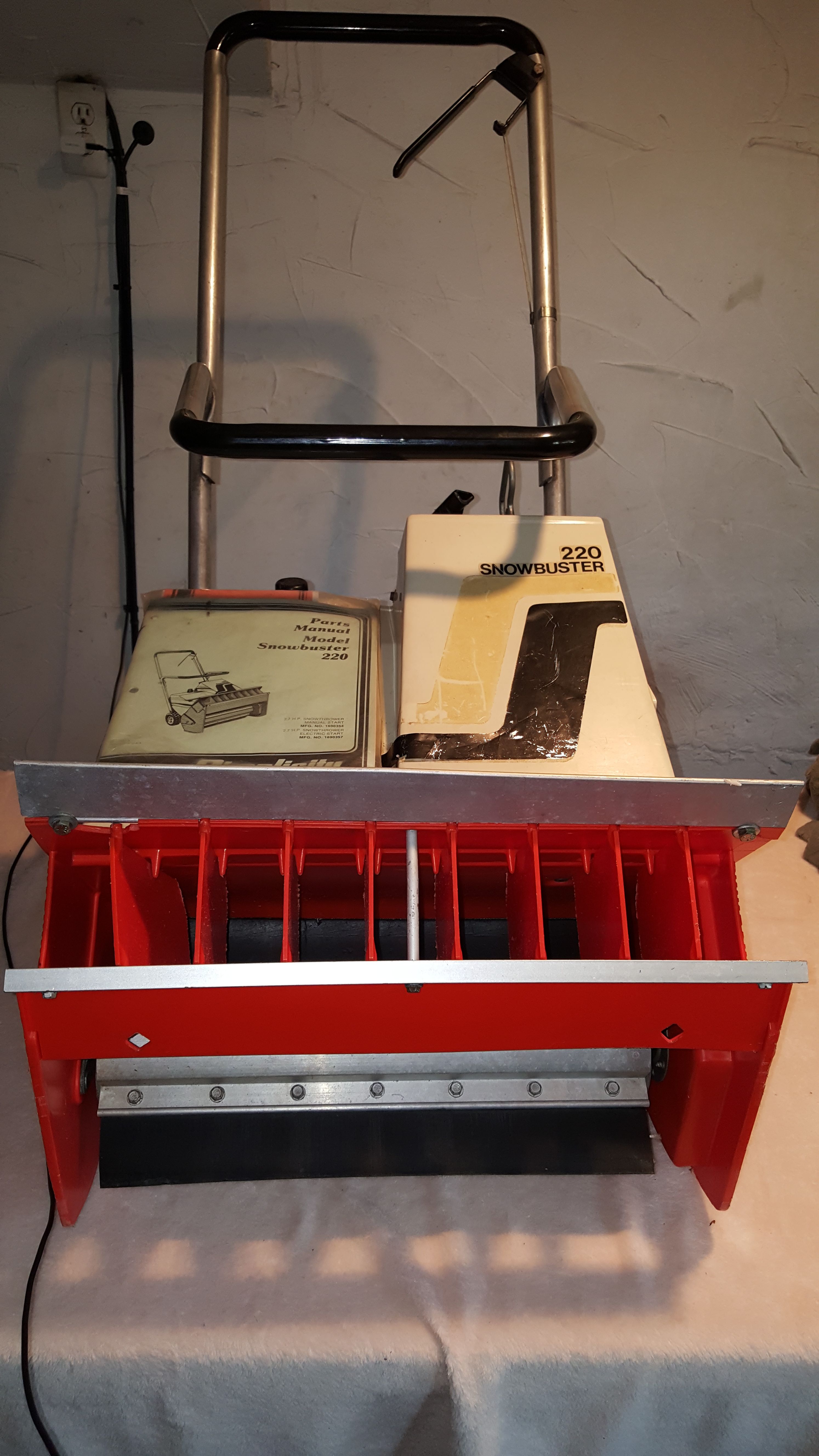 Simplicity snowbuster 220 snowblower