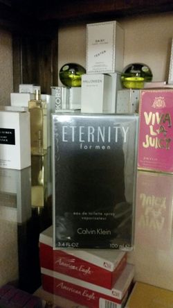 ETERNITY 3.4oz 100.MLprepárese para navidad con sus regalos yo vendo perfumes auténticos