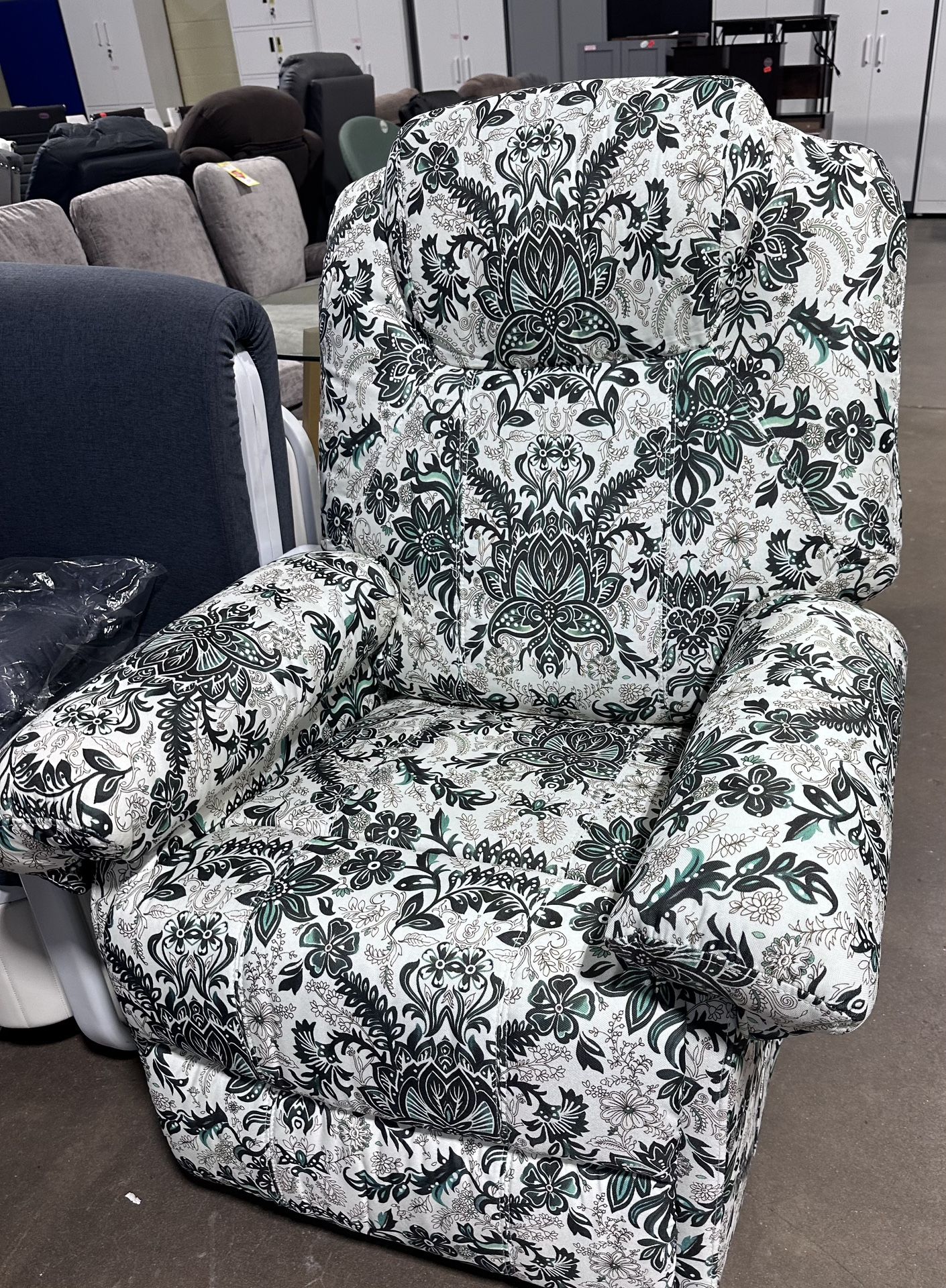 ✌️ KCREAM Floral Recliner Chairs,Massage Chair Recliner,Push Back Recliner Sofa with Heating