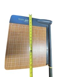 Westcott TrimAir Titanium Bonded Wood Guillotine Paper Trimmer, 12"