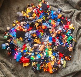 Bag of Lego Minifigures