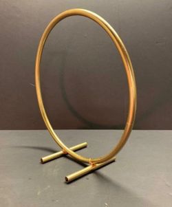 Gold Circle Vase
