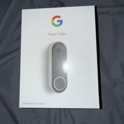 Google Nest Hello Wired Video Doorbell New Sealed, HDR, HD Talk
