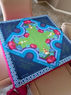 NWT Jonathan Adler Mahjong Mat with Matching Canvas Carrying Bag Tote