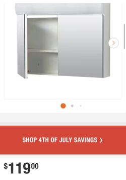 Zenna Home Lighted Medicine Ca kobinet Mirror 23.25” x 18.63”