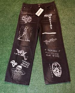 Mixed Emtion baggy jeans size 36