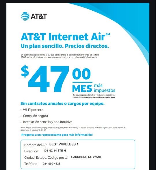 AT&T INTERNET AIR