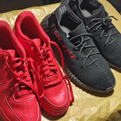 Nike Af1 And  adidas Men's Yeezy Boost 350 