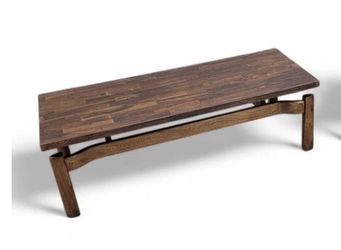 Mid Century Modern Jens Risom Style Floating Formula Coffee Table