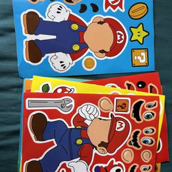 Mario Sticker Sheets 