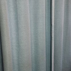 Mint Ligjt Green Long Curtians