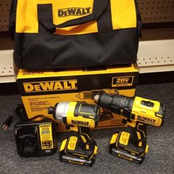 DEWALT 20V MAX LITHIUM-ION BRUSHLESS 2-TOOL COMBO KIT