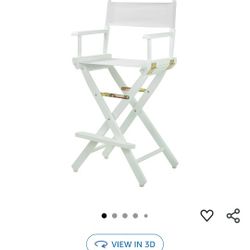 White Director's Chair