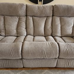 Gray Recliner Sofa from ASHLEY Furniture 