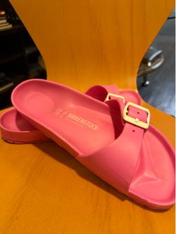 Birkenstock Hot Pink EVA Slide Sandals