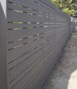 Wood fence
