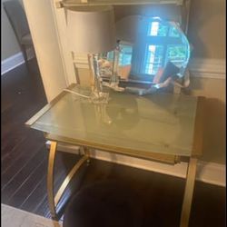 New Living Room, Chair Desk  Mirror  Cart Lamps