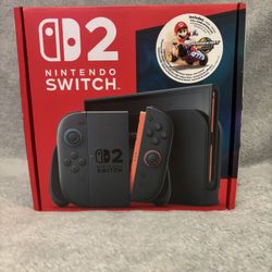 Nintendo Switch 2 + Mario Kart Bundle Brand New Sealed 