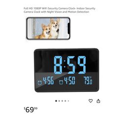 Brand new Full HD 1080P WiFi Security Camera Clock- Indoor Security Camera Clock with Night Vision and Motion Detection  Whitestone/Flushing, Queens o