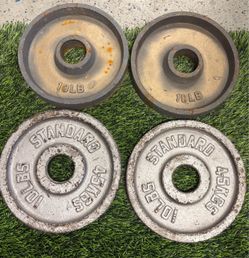 Olympic 10 LB Weight Plates Set of 4