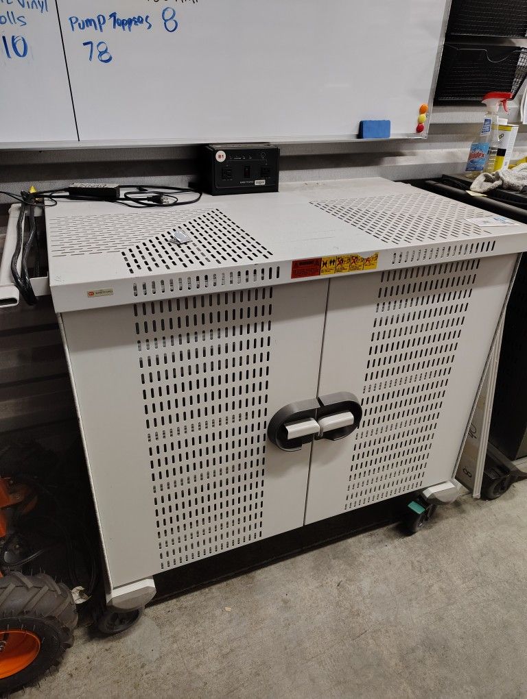 3 Bretford Computer Charging Cart laptop technology cabinet