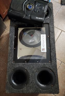 Kenwood Subwoofer Box with 800W Amplifier