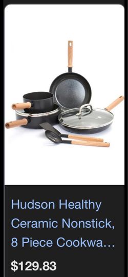8 pcs ceramic cookware set