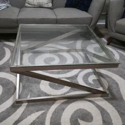 Glass Top Table For Living Room 