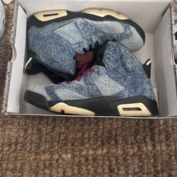 Jorden 6 Retro Washed  Denim 