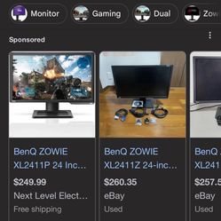 BENQ XL2411Z Gaming monitor 144 Hz 1080p