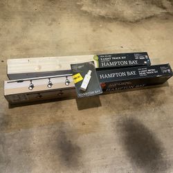 Hampton Bay 3 Bulb Track Lights With Conduit Bundle