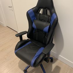 Gaming Chair, Racing Blue