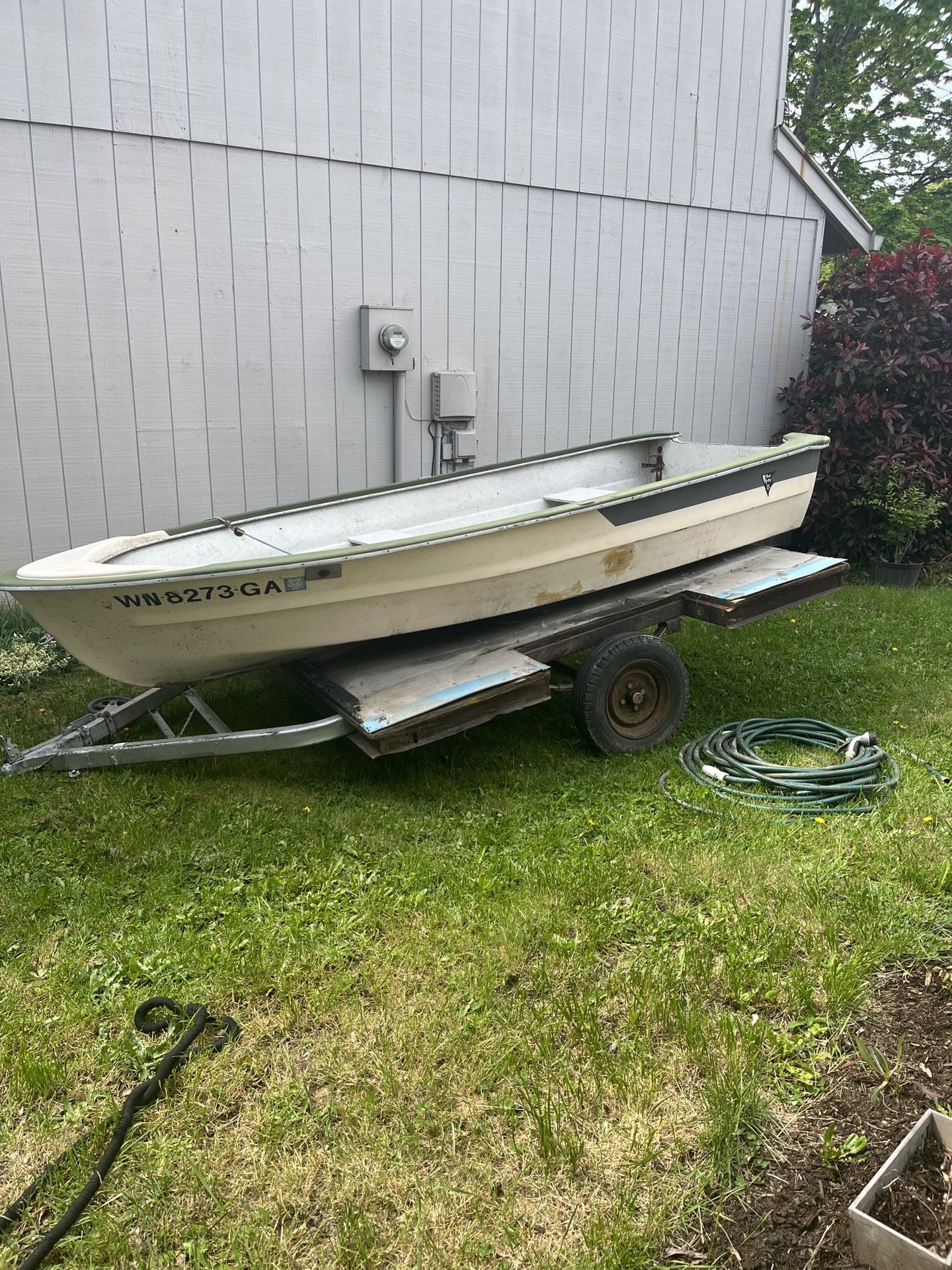 Small Boat With Trailer