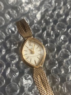 Caravelle Vintage Gold-Tone Ladies Watch