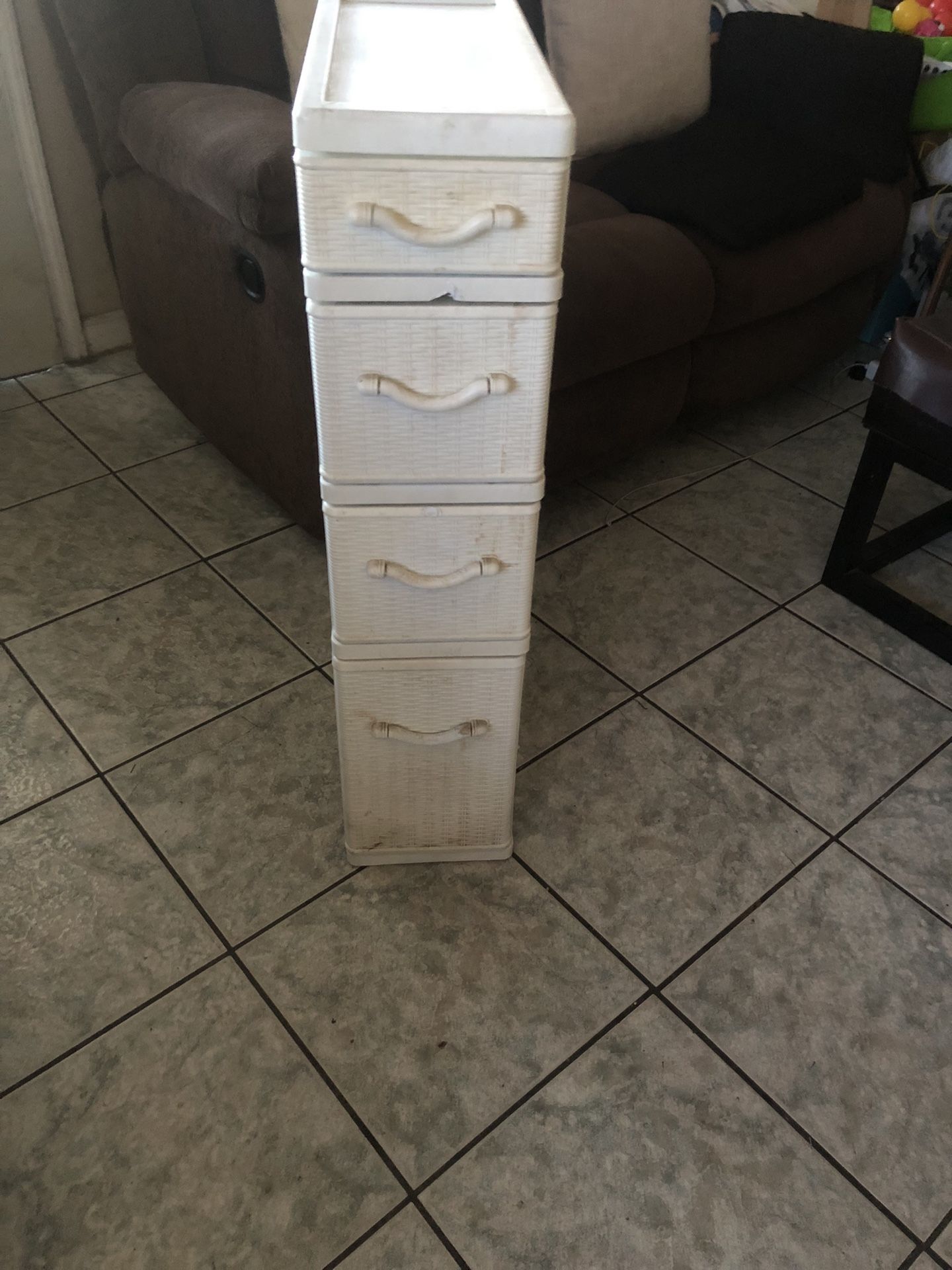 White Bathroom Storage