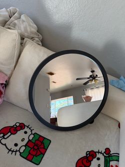 Round mirror ( black )