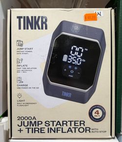 TINKR 4-in-1 Jump Starter with Air Pump & Power Bank