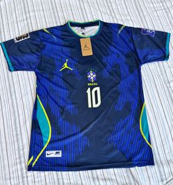 Brazil National Team Jordan Soccer Jersey Size 10