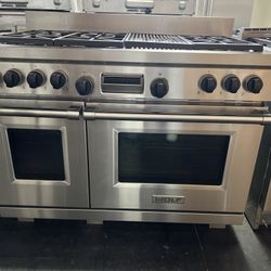 Wolf 4&”Wide Dual Fuel Range Stove In Stainless Steel 