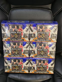 2025 Select WNBA Basketball Cards Mega Box! 6 Box Lot! Factory Sealed! Caitlin Clark! Paige Bueckers Rc!?