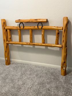 Queen size rustic headboard asking $200