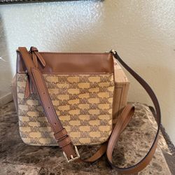 Crossbody Bag – Brown Signature MK
