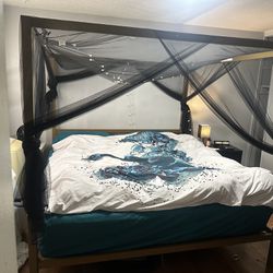Awesome king bed and frame if you want it